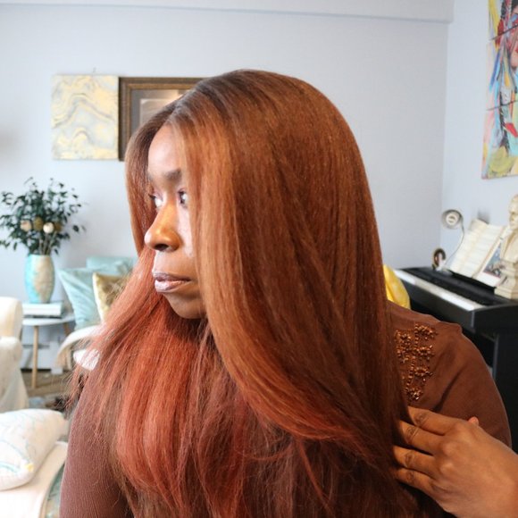 Outre Kinky Straight Wig-Hazelnut - Picture 3 of 9